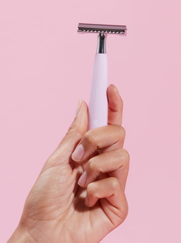 The Female Company Rasierer "Shave The Queen" in Silber/ Rosa
