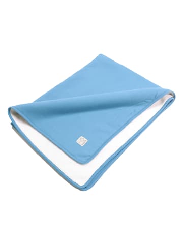 Kaiser Naturfellprodukte Decke in Blau - (L)100 x (B)75 cm