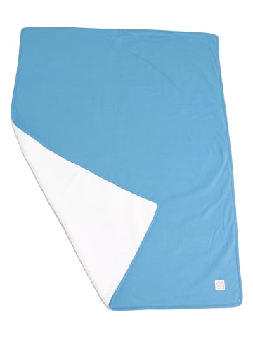 Kaiser Naturfellprodukte Deken blauw - (L)100 x (B)75 cm