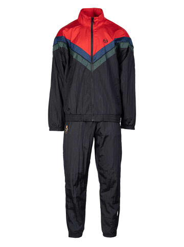 Sergio Tacchini Trainingspak "Monte Carlo" zwart/rood