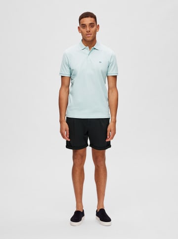 SELECTED HOMME Koszulka polo "Dante" w kolorze błękitnym