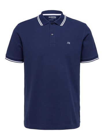 SELECTED HOMME Poloshirt "Dante" donkerblauw