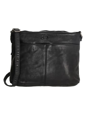 HIDE & STITCHES Black leather bag - 28 x 21 x 9 cm