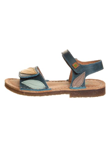 El Naturalista Leder-Sandalen "Ibiza" in Petrol