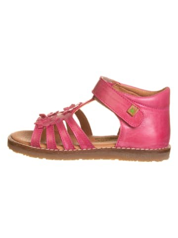 El Naturalista Skórzane sandały "Atenas" w kolorze różowym