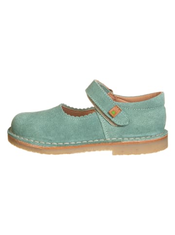 El Naturalista Leder-Spangenballerinas "Nashville" in Mint