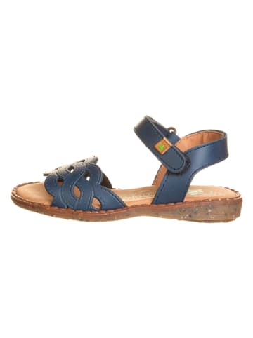 El Naturalista Leren sandalen "Atenas" donkerblauw