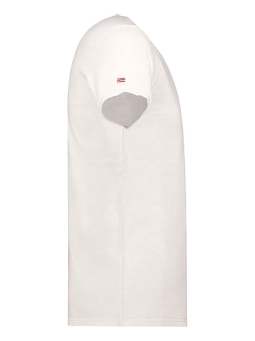 Geographical Norway Shirt in Hellgrau