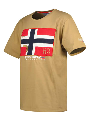 Geographical Norway Shirt lichtbruin