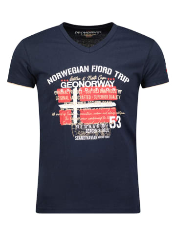 Geographical Norway Shirt donkerblauw