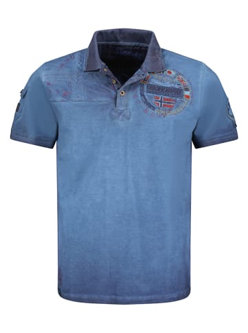 Geographical Norway Poloshirt in Blau