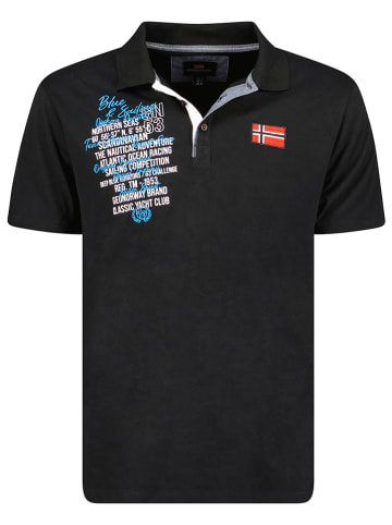 Geographical Norway Koszulka polo w kolorze czarnym