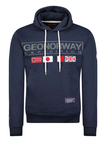 Geographical Norway Hoodie donkerblauw