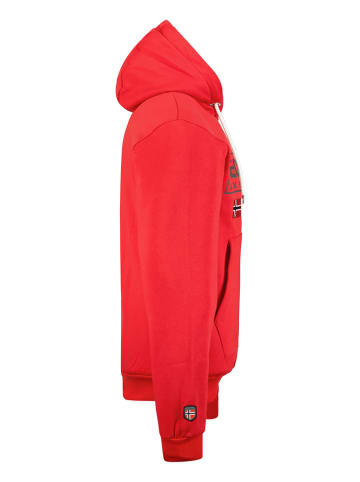 Geographical Norway Hoodie in Rot