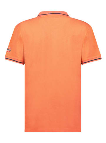 Geographical Norway Koszulka polo w kolorze pomarańczowym