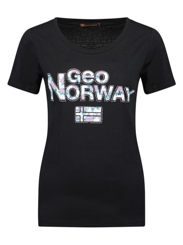 Geographical Norway Shirt "Jiliane" in Schwarz