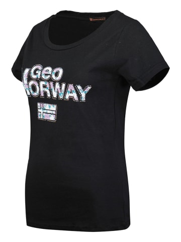 Geographical Norway Koszulka "Jiliane" w kolorze czarnym