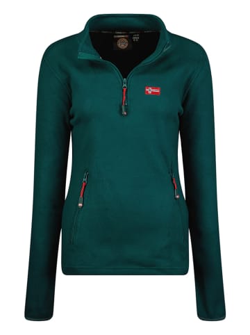Geographical Norway Fleecepullover "Ulyssia" in Dunkelgrün