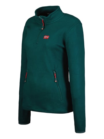Geographical Norway Fleecepullover "Ulyssia" in Dunkelgrün