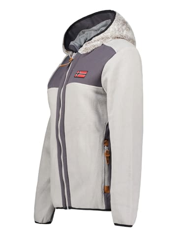 Geographical Norway Kurtka polarowa "Trialot" w kolorze jasnoszarym
