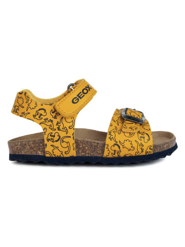 Geox Sandały "Chalki" w kolorze żółtym