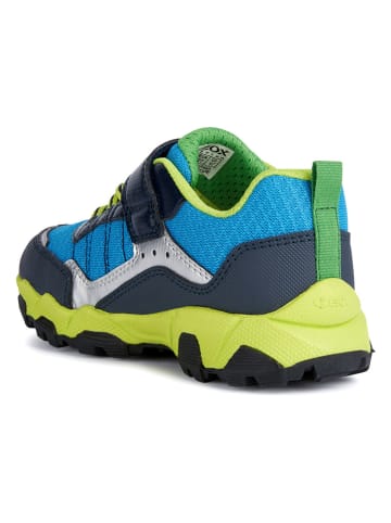 Geox Sneakersy "Magnetar" w kolorze zielono-niebieskim