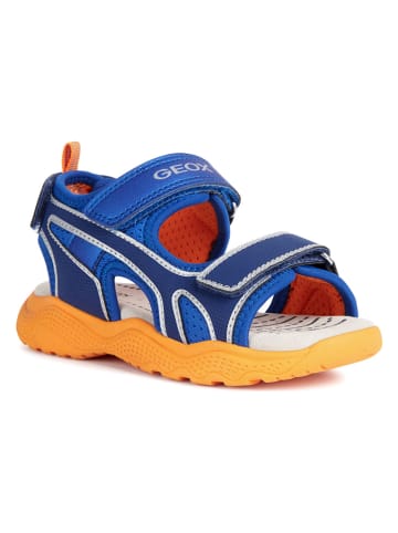 Geox Sandały "Splush" w kolorze niebieskim