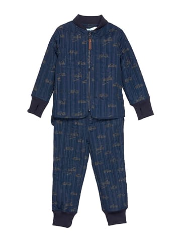 enfant 2-delige thermo-outfit donkerblauw