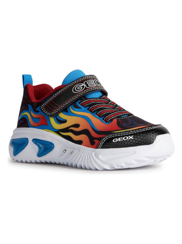 Geox Sneakers "Assister" zwart/meerkleurig