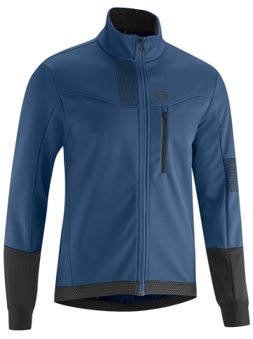 Gonso Softshell-Fahrradjacke "Valaff" in Blau/ Schwarz