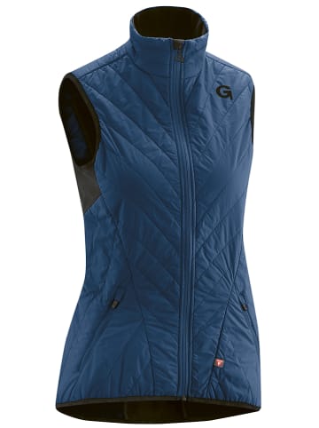 Gonso Fietsbodywarmer "Peneda" zwart/blauw