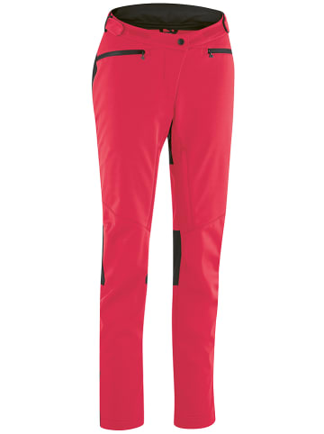 Gonso Softshellowe spodnie kolarskie "SkarnW2" w kolorze różowym