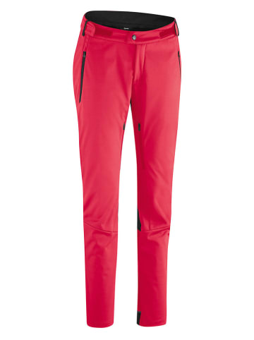 Gonso Softshellowe spodnie kolarskie "SkarnLightW" w kolorze różowym