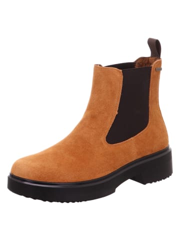 Legero Leder-Chelsea-Boots "Angel" in Hellbraun