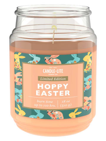 CANDLE-LITE Geurkaars "Hoppy Easter" oranje - 510g