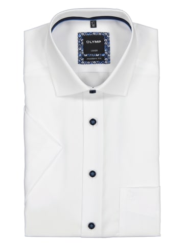 OLYMP Koszula - Modern fit - w kolorze białym