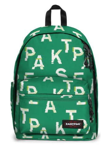 Eastpak Plecak "Office zippl'r" w kolorze czarno-zielonym - 29,5 x 44 x 22 cm