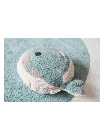 Minividuals Kussen "Walvis" lichtblauw - (L)40 x (B)40 cm