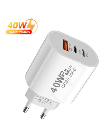SmartCase Wtyczka USB szybkiego ładowania w kolorze białym