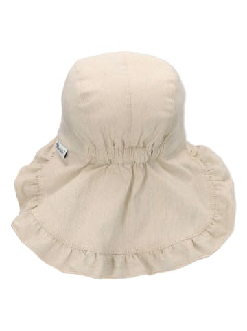 Sterntaler Schirmmütze mit Nackenschutz in Beige