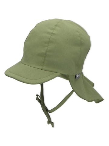 Sterntaler Pet met nekbescherming groen