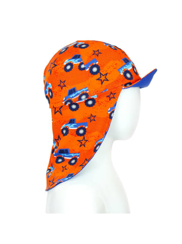 Babauba Schirmmütze in Orange/ Blau