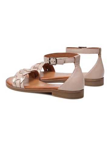 Lasocki Leder-Sandalen in Beige