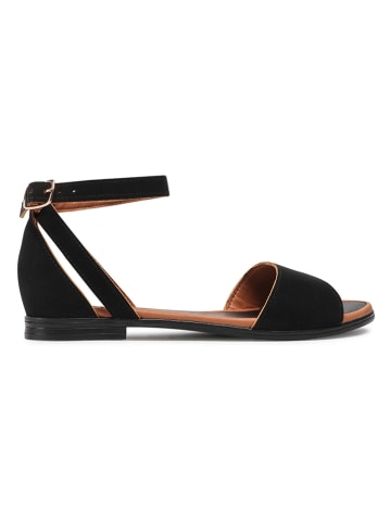 Lasocki Leder-Sandalen in Schwarz