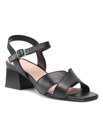 Lasocki Leren haksandalen zwart