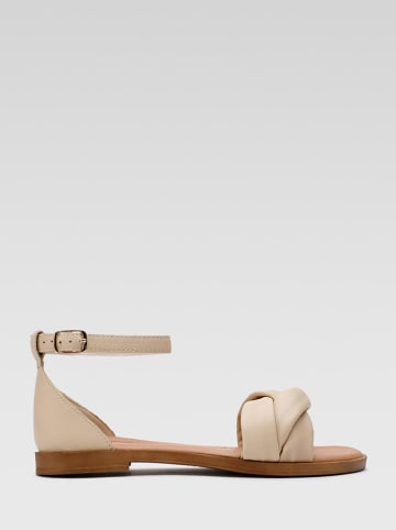 Lasocki Leder-Sandalen in Beige