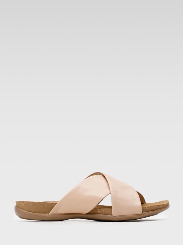 Lasocki Leder-Pantoletten in Beige