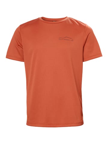 Helly Hansen Koszulka funkcyjna "Marka" w kolorze pomarańczowym