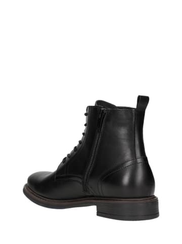 Wojas Leren veterschoenen zwart