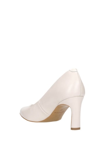 Wojas Leder-Pumps in Creme